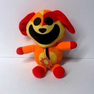 Poppy Playtime Smiling Critters DogDay Plush Orange Dog Sun Pendant Horror Game